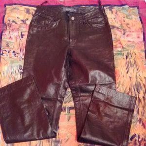 Gap leather pants